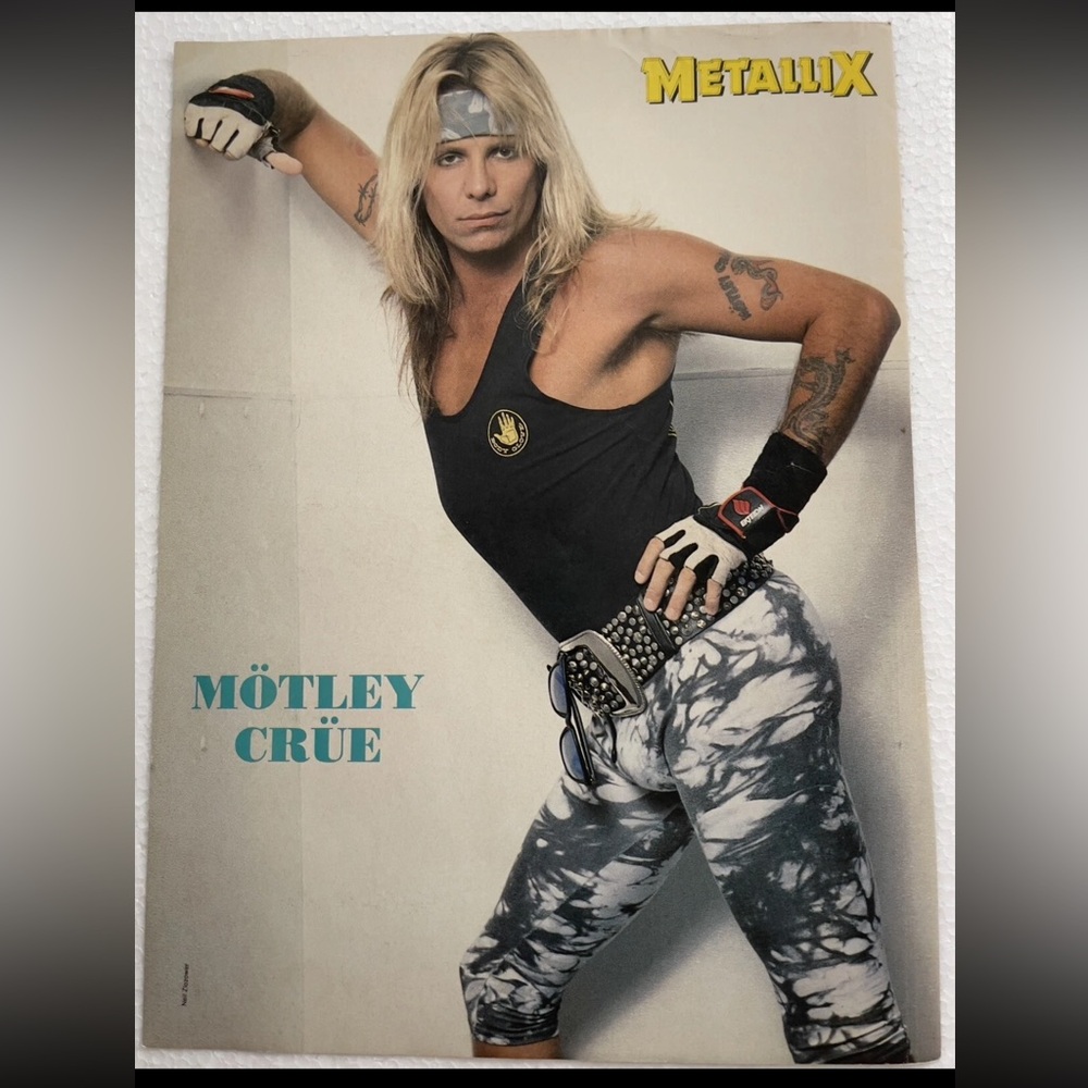Motley Crue Vince Neil Pinup